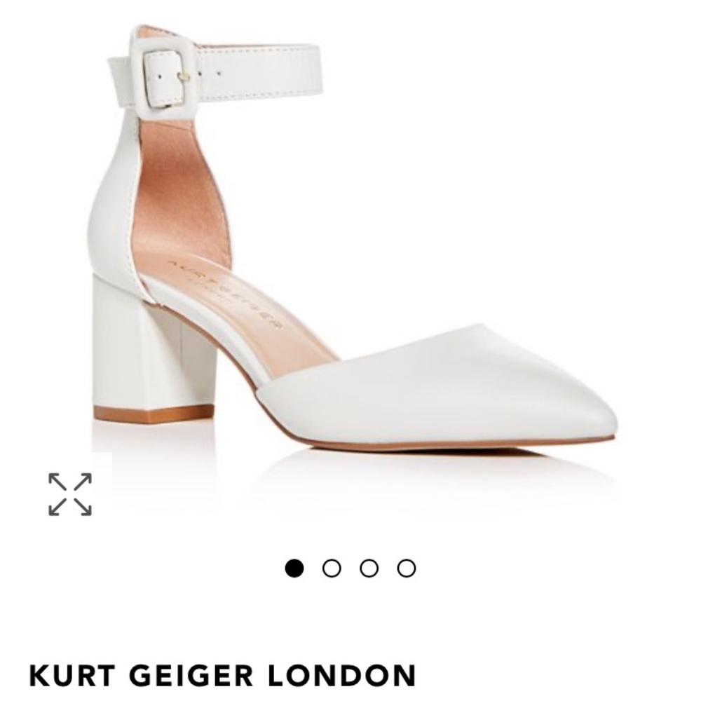Kurt Geiger white heels